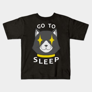 Go To Sleep - White Kids T-Shirt